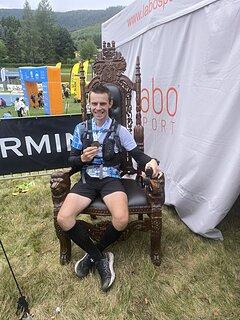 Rafał podczas Garmin Ultra Race Radków 2025