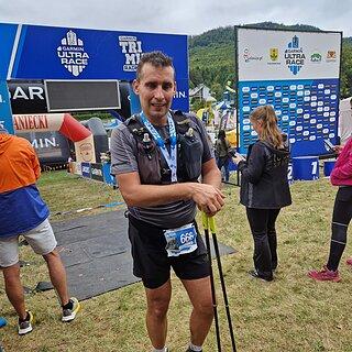 Eryk podczas Garmin Ultra Race Radków 2025