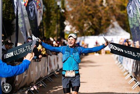 Krzysztof podczas Bison Ultra Trail 2025