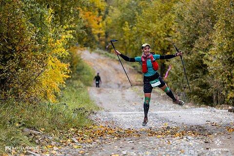Sabina podczas Łemkowyna Ultra-Trail® 2025
