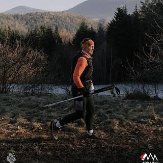 Katarzyna podczas Winter Trail Małopolska 2025