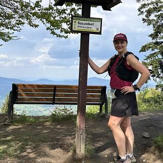 Katarzyna podczas Ultra-Trail® Małopolska 2025