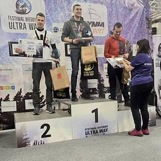 Radosław podczas Zimowy Festiwal Biegowy Ultra Way 2026