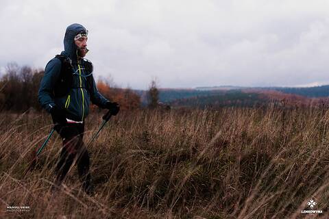 Rafał podczas Łemkowyna Ultra-Trail® 2025