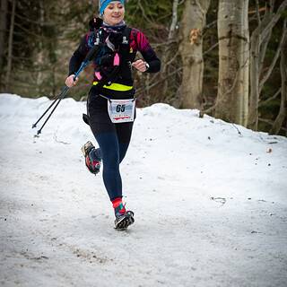 Sabina podczas Turbacz Winter Trail 2026