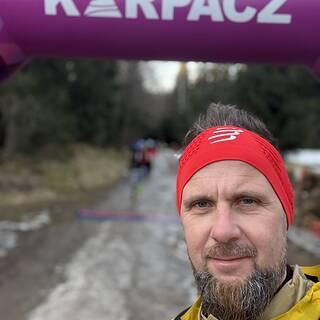 Miron podczas Zimowy Ultramaraton Karkonoski 2026