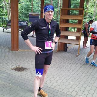 Adam podczas Zamczyska Trail 2026