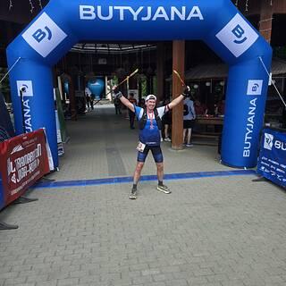 Paweł podczas Ultramaraton Jaga-Kora 2026