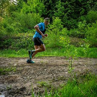 Michał podczas Ultramaraton Jaga-Kora 2026