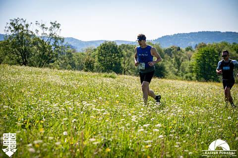 Adam podczas Ultramaraton Jaga-Kora 2026