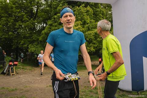 Marcin podczas Bieg na Ślężę 2026