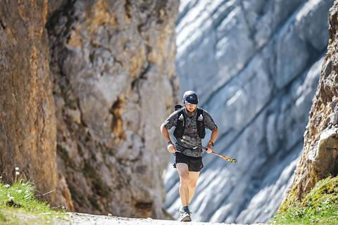 Miron podczas Zugspitz Ultratrail 2026