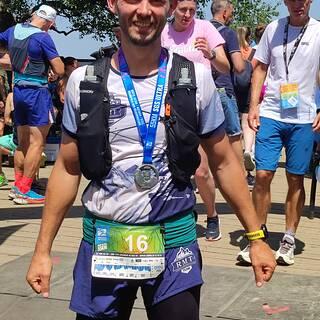 Piotr podczas Supermaraton Gór Stołowych 2026