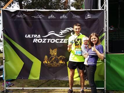 Michał podczas Roztocze Ultra Race 2019