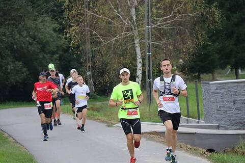 Michał podczas Bieg Niezłomnych 2018