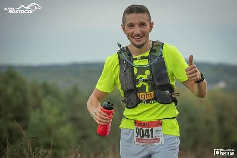 Michał podczas Roztocze Ultra Race 2020
