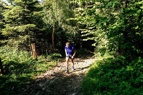 Michał podczas XRun - Ucieczka św. Kingi 2026
