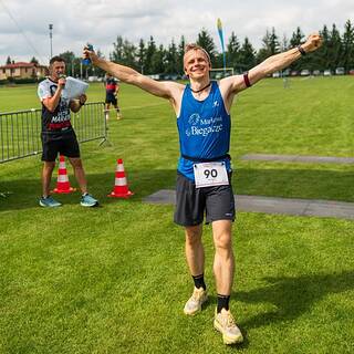 Jacek podczas Ultramaraton Powstańca 2026