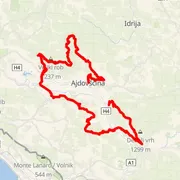 Mapa trasy