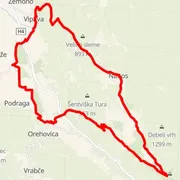 Mapa trasy