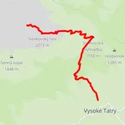 Mapa trasy