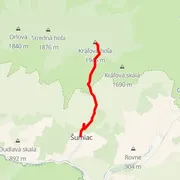 Mapa trasy