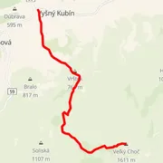 Mapa trasy