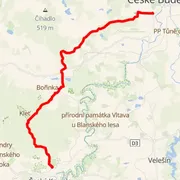 Mapa trasy