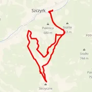 Mapa trasy