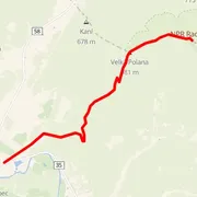 Mapa trasy