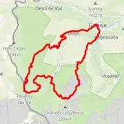 Mapa trasy