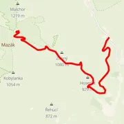 Mapa trasy