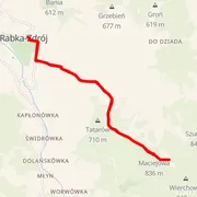 Mapa trasy