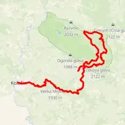 Mapa trasy