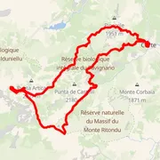 Mapa trasy