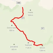 Mapa trasy
